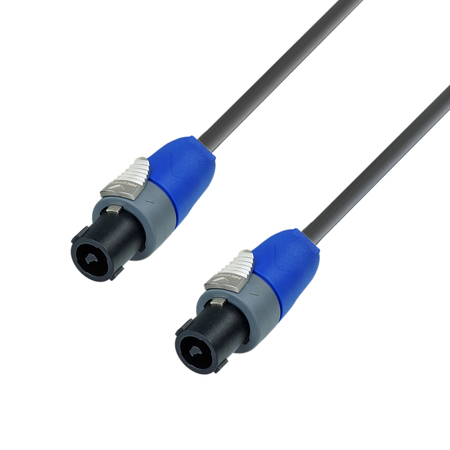 Image principale du produit Adam Hall Cables K5 S225 SS 0100 - Câble Enceinte 2 x 2,5 mm² Neutrik Speakon 2 Points vers Speakon 2 Points 1 m
