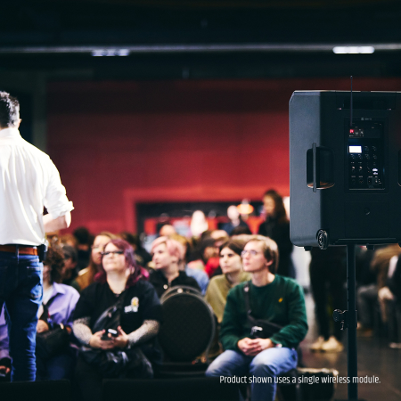 Image nº22 du produit ANNY® 12 BPH2 B5 LD Systems - Enceinte autonome 12″ portable Bluetooth® sur batterie avec mixage et 2 serre-têtes sans fil