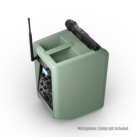 Image nº15 du produit ANNY® 8 HHD B5 GN LD Systems - Enceinte portable de sonorisation Bluetooth® sur batterie avec mixage intégrée et micro main sans fil, Adventure Green