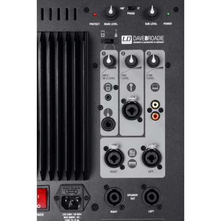 Image nº4 du produit LD Systems DAVE 8 ROADIE - Système sono portable actif avec Mixeur 3 Canaux