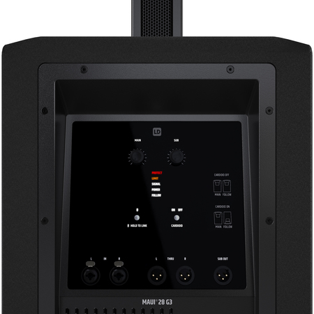 Image nº10 du produit MAUI 28 G3 LD Systems - Système de sonorisation portable à colonne cardioïde, 2060W 127dB noir
