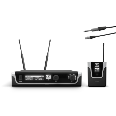 Image principale du produit LD Systems U505 BPG - Système de Micro sans Fil avec Émetteur Ceinture et Câble Guitare