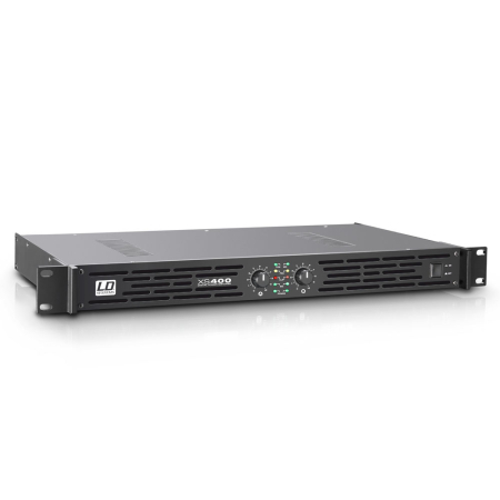 Image principale du produit LD Systems XS 400 - Amplificateur Sono Classe D 2 x 200 W 4 Ohms