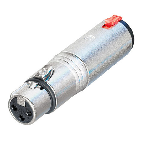 Image principale du produit Neutrik NA3FJ - Adaptateur XLR femelle vers Jack 6,35 mm femelle