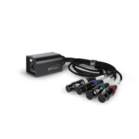Image principale du produit Palmer AoC Loom XLRf - Coupleur RJ45 vers 4 XLR femeles 3 broches