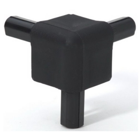 Image principale du produit Adam Hall Hardware Q 4506 BLK - Coin pour Profilé Casemaker noir