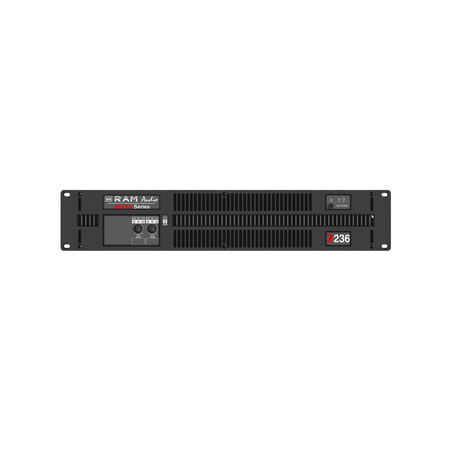 Image principale du produit Ram Audio RAM AUDIO ZETTA 460 - PA Amplifier 4 x 1450W 2 Ohm