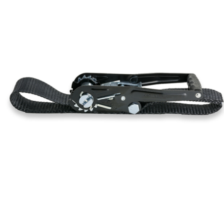 Image principale du produit Sangle d'Arrimage à Cliquet 50 mm noire 5T - 8,0 m