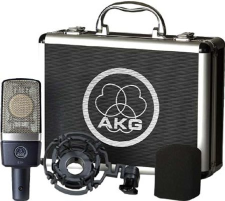 Image principale du produit AKG C214 Micro studio avec mallette et kit de suspension