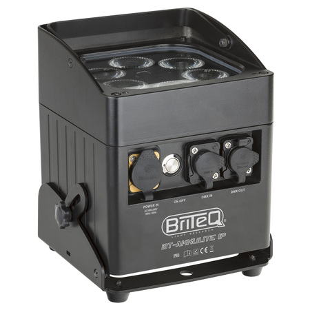 Image principale du produit AKKULITE IP Biteq - Projecteur led sur batterie 6 leds RGBWA Wireless DMX