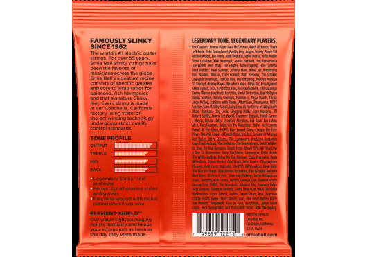 Image secondaire du produit 2215 ERNIE BALL - Jeu de cordes électriques - Skinny top heavy bottom 10-13-17-30-42-52
