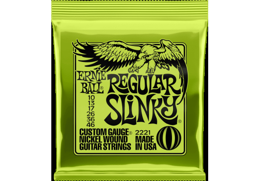 Image principale du produit 2221 ERNIE BALL - Jeu de cordes électriques - Regular slinky 10-13-17-26-36-46
