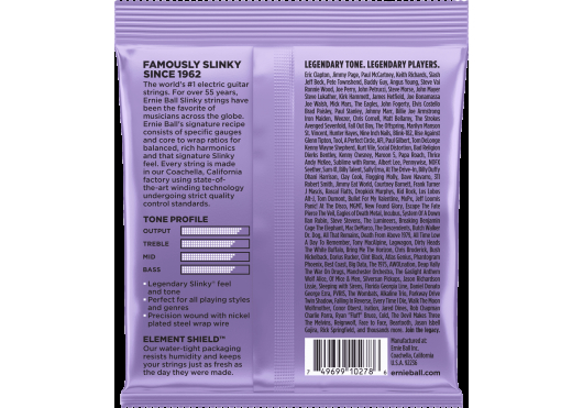 Image secondaire du produit 2227 ERNIE BALL - Jeu de cordes électriques - Ultra slinky 10-13-17-28-38-48