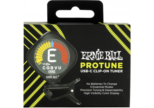 Image nº3 du produit 9627 ERNIE BALL - Accordeur à pince - Pro Tune rechargeable via USB-C