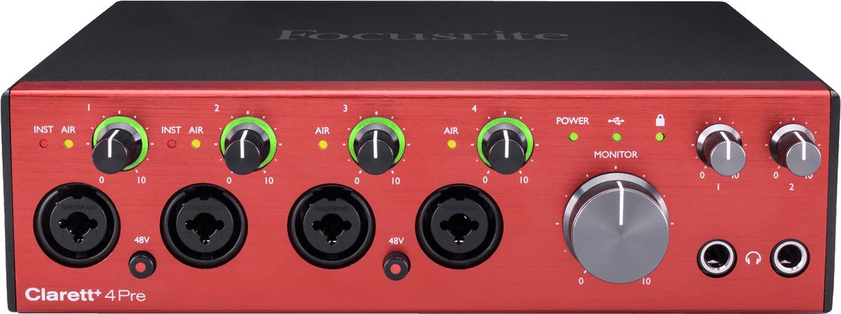 Image nº4 du produit CLARETT+ 4PRE FOCUSRITE - Interface audio 18 In/8 Out