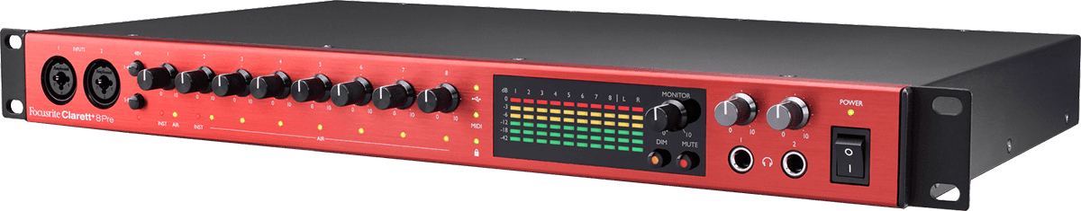 Image nº6 du produit Clarett+ 8PRE FOCUSRITE - Interface audio 18/20