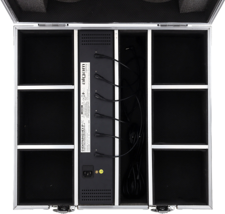 Image nº5 du produit EVENTPAR412-612-FC ALGAM LIGHTING - Flight case 6 projecteurs HEX IP avec chargeur