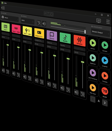 Image nº6 du produit MAINSTREAM MACKIE - Interface de streaming avec touches de commande
