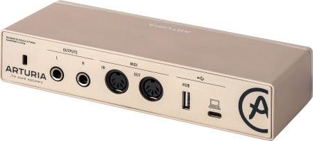 Image secondaire du produit MINIFUSE2-CH ARTURIA - Interface audio USB 2 entrées, édition Champagne, châssis métal, bundle logiciel complet