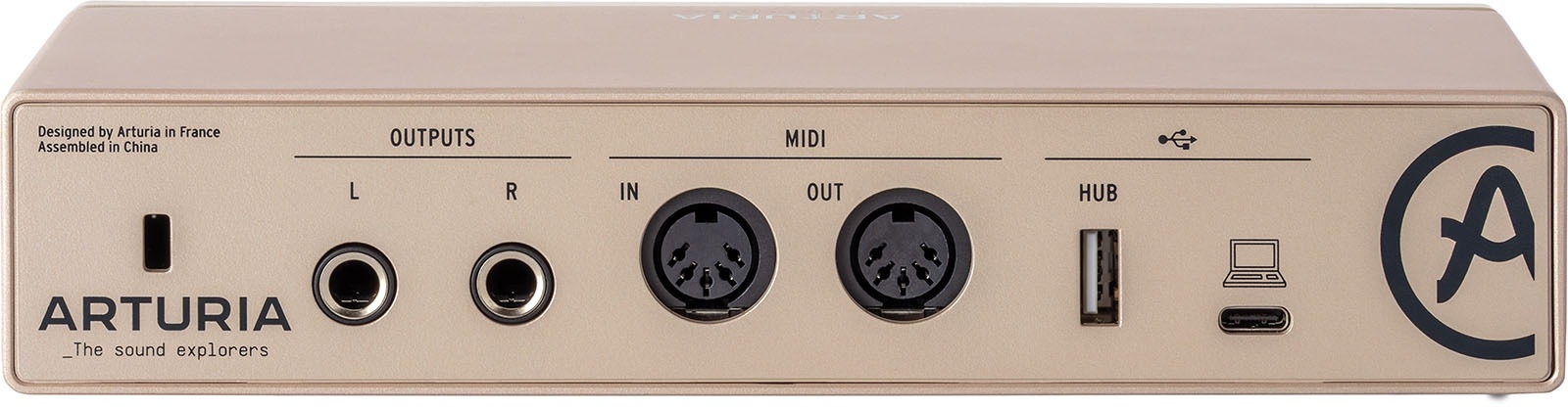 Image nº4 du produit MINIFUSE2-CH ARTURIA - Interface audio USB 2 entrées, édition Champagne, châssis métal, bundle logiciel complet