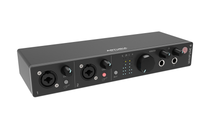 Image nº3 du produit MINIFUSE4-BK ARTURIA MiniFuse 4 noire 4 entrées audio USB-C MIDI hub 110dB dynamique