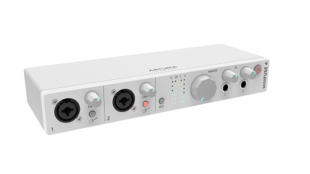 Image nº3 du produit MINIFUSE4-WH ARTURIA MiniFuse 4 blanche 4 entrées audio USB-C MIDI hub