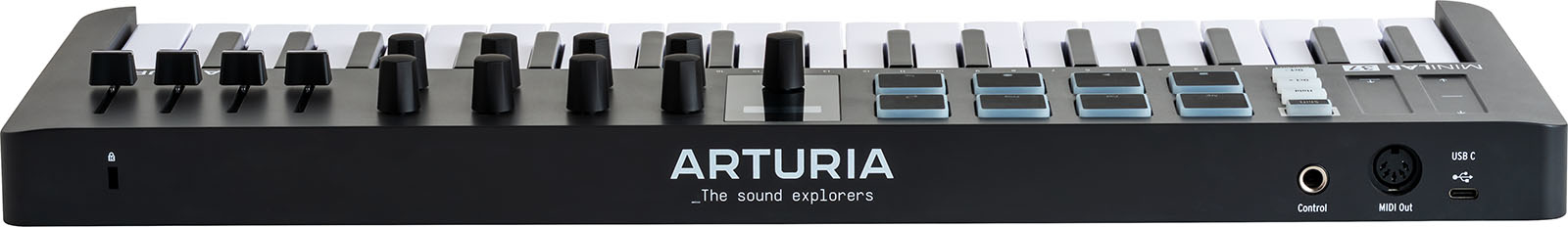 Image secondaire du produit MINILAB3-37-BK ARTURIA Contrôleur MIDI 37 touches compact noir