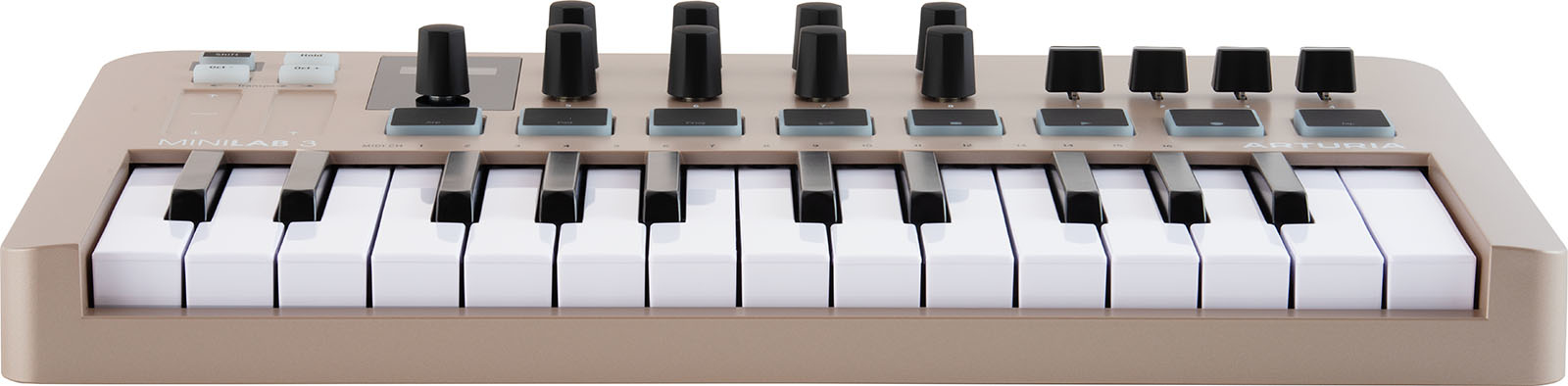 Image nº5 du produit MINILAB3-CH ARTURIA - Clavier MIDI 25 touches, 16 pads, 9 faders, garantie 5 ans