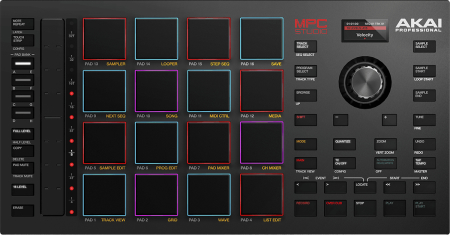 Image nº3 du produit MPC-STUDIO-II AKAI PROFESSIONAL - 16 pads, ruban tactile 140 mm, écran OLED, logiciel MPC