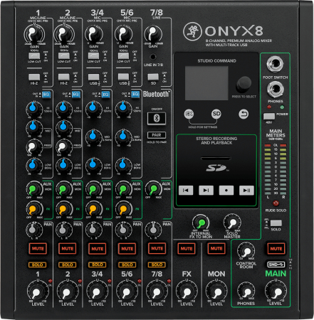 Image nº4 du produit ONYX8 MACKIE - Table de mixage 8 canaux USB + effets