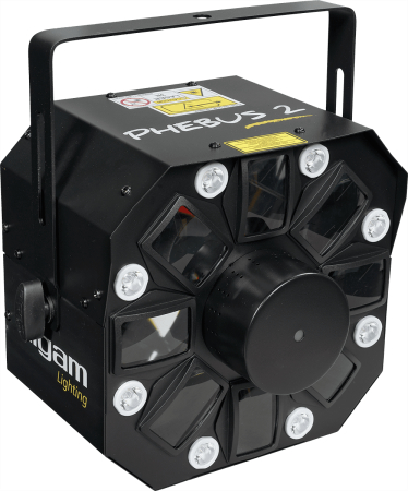 Image secondaire du produit PHEBUS2 ALGAM LIGHTING - Projecteur LED/Laser 3-en-1 Derby Strobe Wash