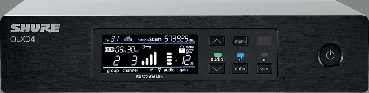 Image nº3 du produit QLXD4G51 SHURE - Récepteur - Récepteur - Bande G51 - 470 à 534 MHz