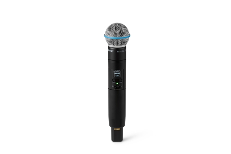 Image principale du produit SLXD2+-B58-G65 SHURE Emetteur main Beta58 G65 470-606 MHz