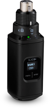 Image secondaire du produit SLXD3+-G65 SHURE - Émetteur Plug-on 470-606 MHz avec gestion ShowLink