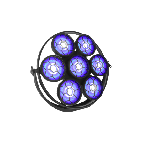 Image secondaire du produit ARDECO 7BEE J.COLLYNS – Projecteur retro 7 x 50W Blanc chaud et 336 led RGB