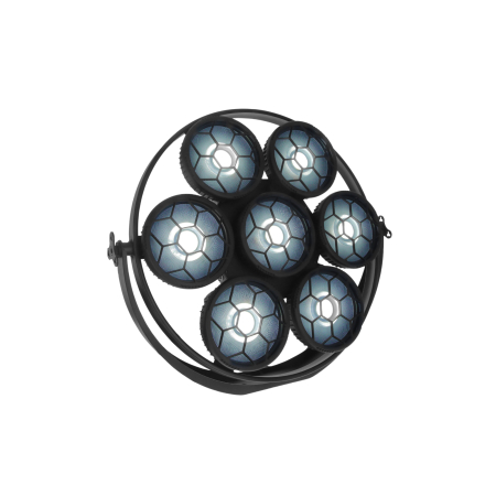 Image nº4 du produit ARDECO 7BEE J.COLLYNS – Projecteur retro 7 x 50W Blanc chaud et 336 led RGB