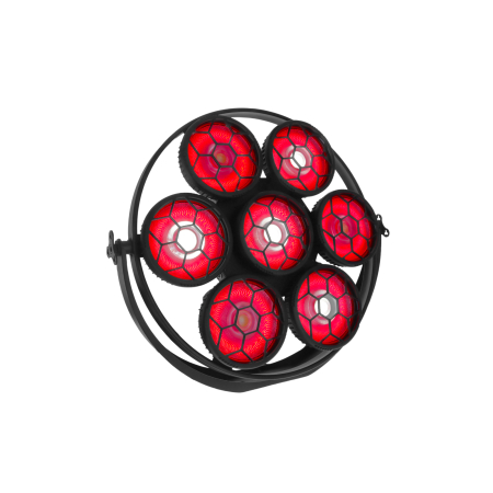 Image nº5 du produit ARDECO 7BEE J.COLLYNS – Projecteur retro 7 x 50W Blanc chaud et 336 led RGB