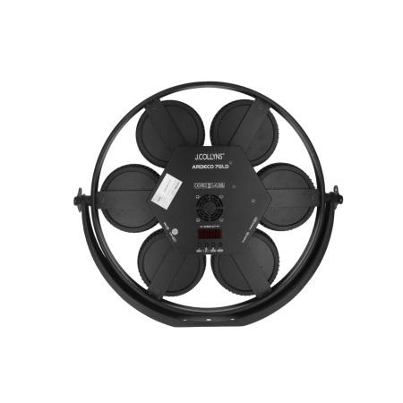 Image nº8 du produit ARDECO 7GLD J.COLLYNS – Projecteur retro 7 x 60W Blanc chaud et couleur