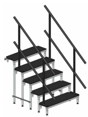Image nº3 du produit MAR20 ASD Marche 20cm pour escalier de scène démontable