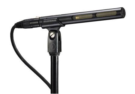 Image principale du produit AT875R Audio-Technica - Micro canon très court pour vidéo et radiodiffusion