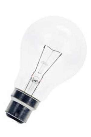 Image principale du produit Ampoule Standard claire B22d 60W 24v