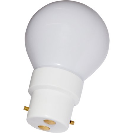 Image principale du produit Ampoule sphérique B22 230V LED 0,5W BLANC FROID
