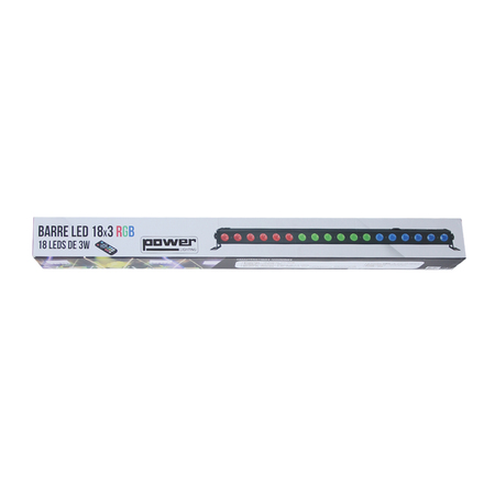 Image nº5 du produit Barre led 18x3w rgb Power lighting - 18 leds RGB DMX 3 zones