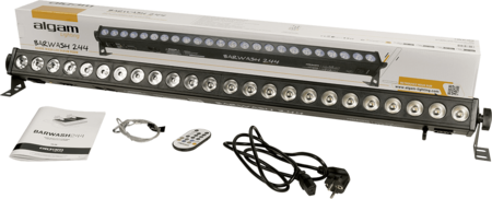 Image nº4 du produit BARWASH244 Algam Lighting - Barre 24 led 4W RGBW avec DMX et télécommande