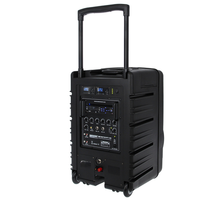 Image secondaire du produit BE 9412 V2 Power Acoustics - enceinte autonome avec lecteur CD MP3 SD USB DIVX Bluetooth et 2 micro mains sans fil UHF