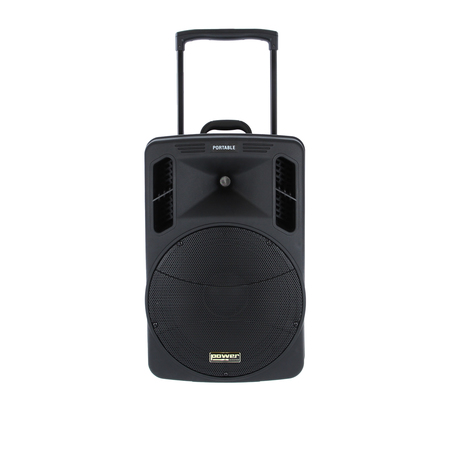 Image nº6 du produit BE 9412 V2 Power Acoustics - enceinte autonome avec lecteur CD MP3 SD USB DIVX Bluetooth et 2 micro mains sans fil UHF