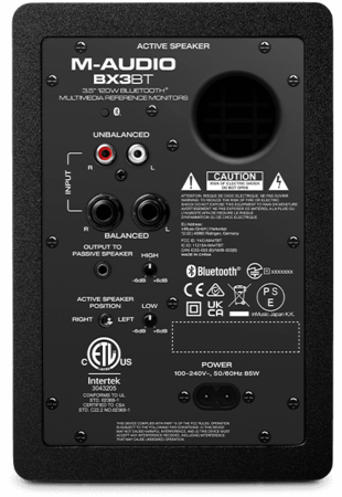 Image nº3 du produit BX3D4-BT M Audio – Paire d’enceintes actives bluetooth 2 voies 3,5’’ 2X25W