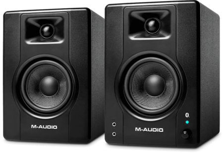 Image principale du produit BX4D4-BT M Audio – Paire d’enceintes actives bluetooth 2 voies 4,5’’ 2X25W