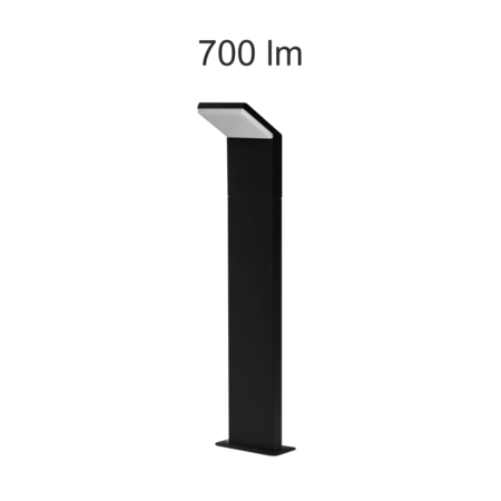 Image principale du produit Eclairage extérieur LED IP54 9W 4000K 120° châssis noir CAM 60cm Beneito Faure