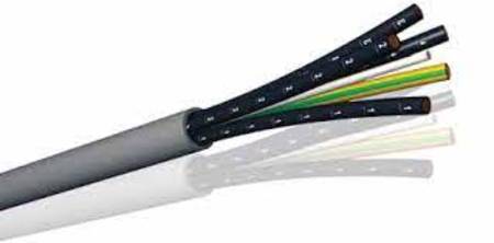 Image principale du produit Cable souple numéroté + terre 5G0.75 gaine gris 5X0.75mm² prix au mètre